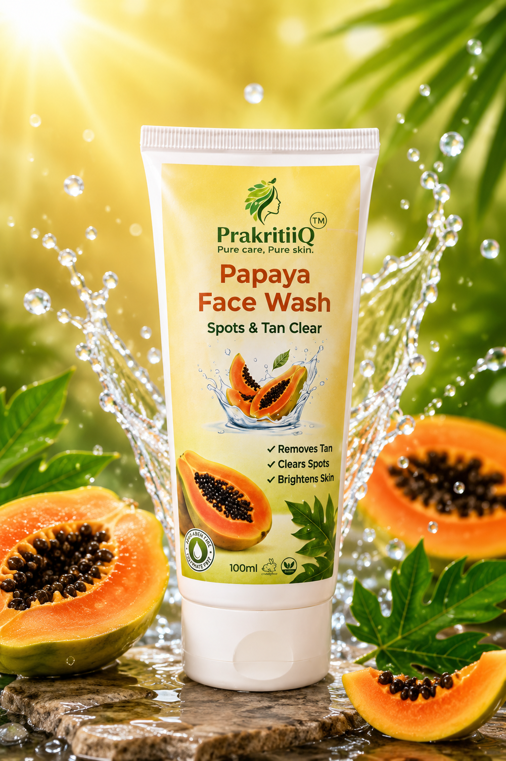 Papaya Face Wash Spots & Tan Clear file 0000000098f471fa8d5cda6e27e5a9f6