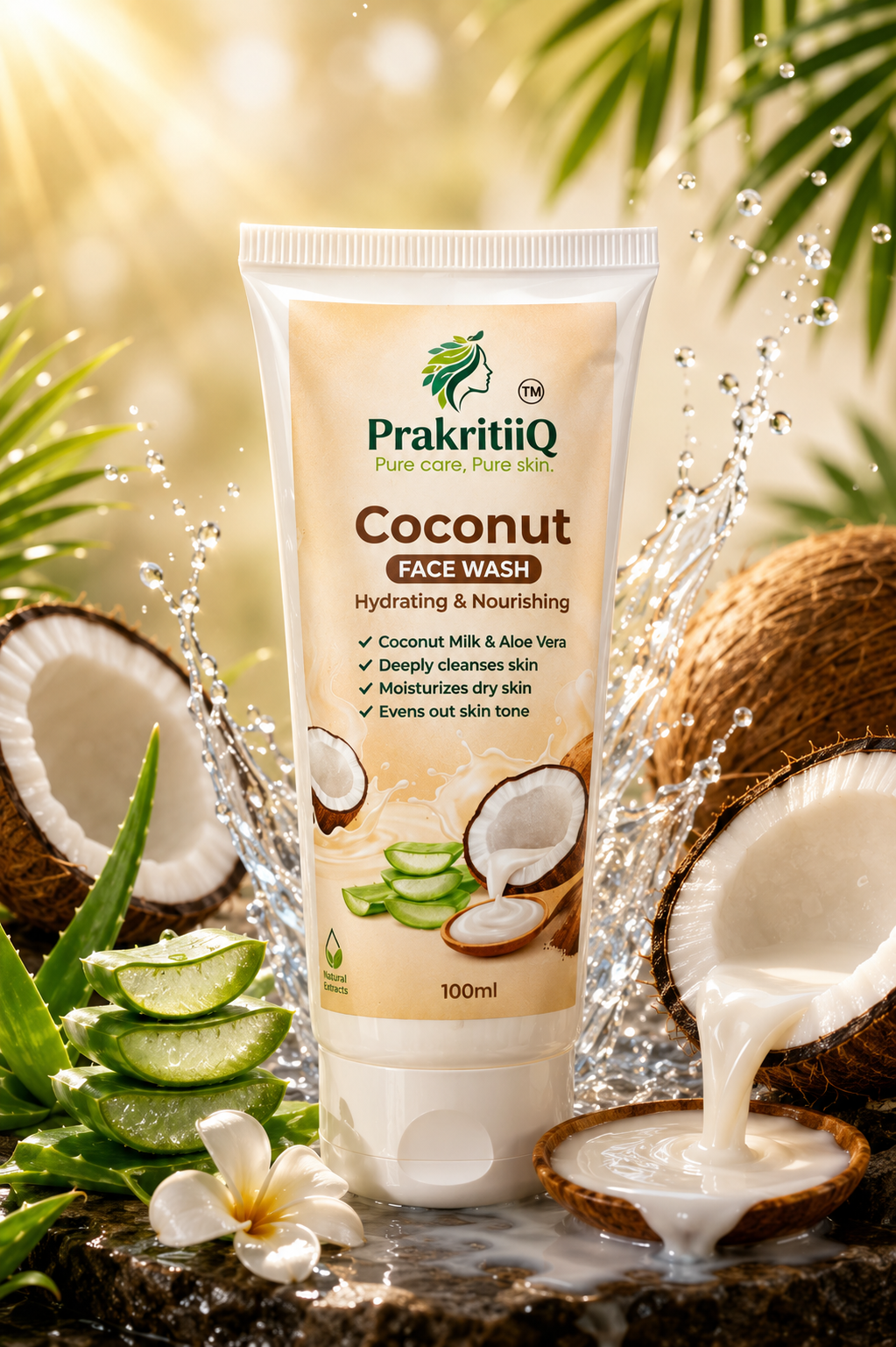 Coconut FACE WASH Hydrating & Nourishing file 00000000a1e471fa947ad3c0adde70f1